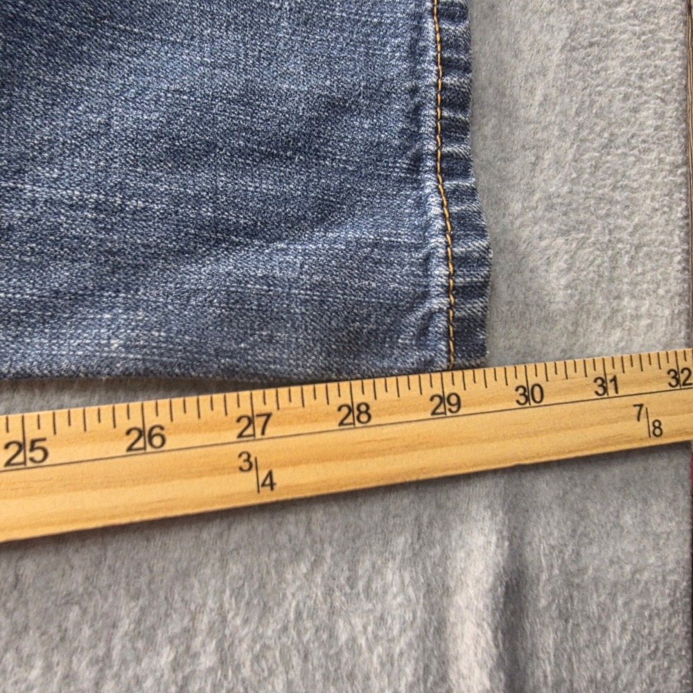 Levi's 569‎ Loose Straight Mens Jeans 38x32 Blue Medium Wash Denim - Picture 4 of 9